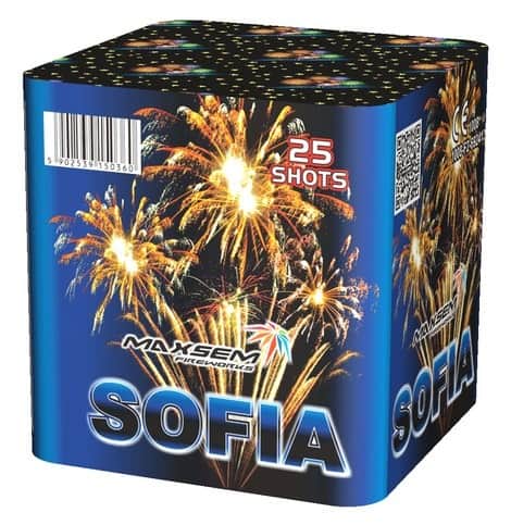 Fejerverkai SOFIA GP498/2 - 25 šūviai