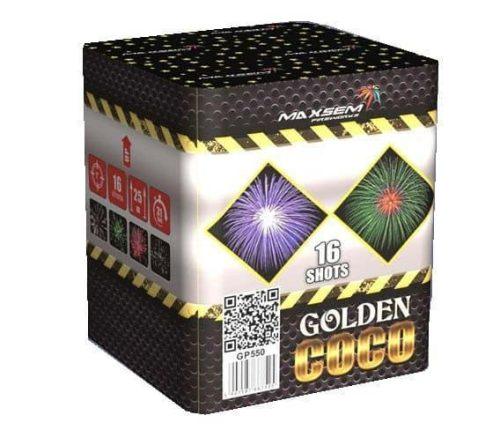 Fejerverkai GOLDEN COCO GP550 - 16 šūvių