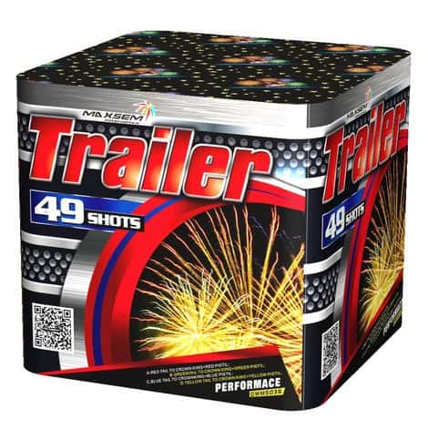 Fejerverkai TRAILER GWM5036 - 49 šūviai