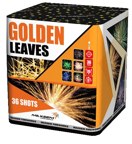 Fejerverkai GWM6360 Golden Leaves - 36 šūviai