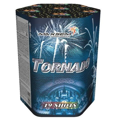 Fejerverkai TORNADO WP2538 - 19 šūvių
