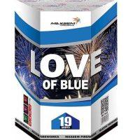 Fejerverkai LOVE OF BLUE SB19-02 - 19 šūvių