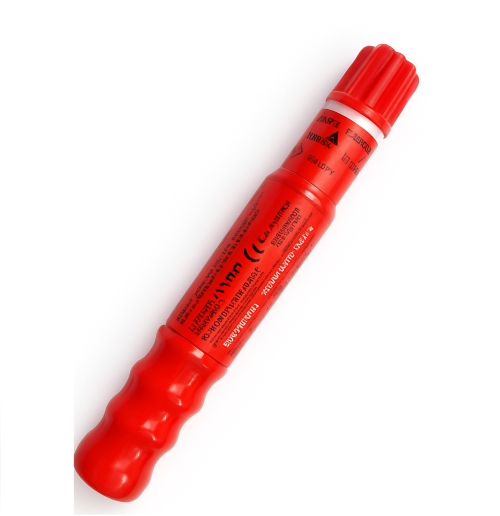Rankinis fakelas HF0270/R raudonos spalvos